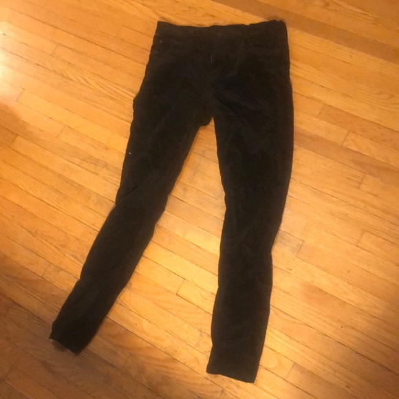 Citizens of Humanity Black velvet jeans size 28 perfect condition - Picture 3 of 6